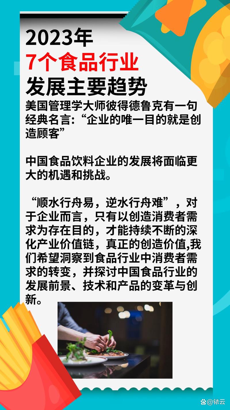 2023年,7个食品行业发展主要趋势